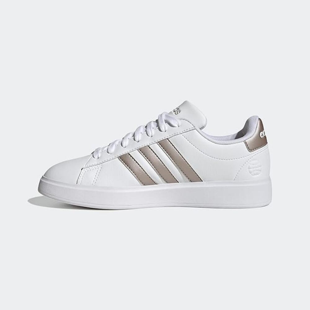 NWT adidas Women's Grand Court 2.0 Tennis Shoe,whiteplatinum -SZ 11 - Picture 3 of 6